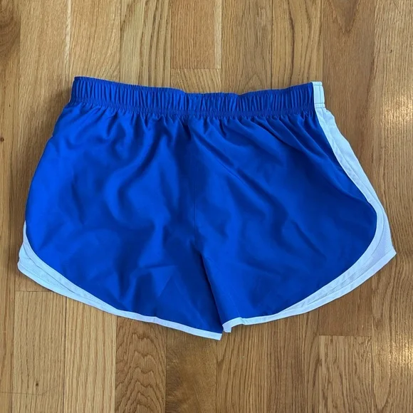 Nike Women's Royal Blue and White Athletic Shorts - University of Kentucky - Picture 5 of 6